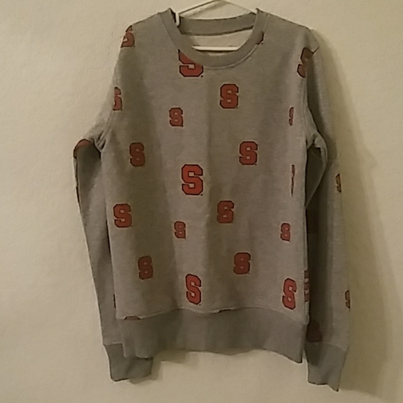 NWOT Syracuse Gray Orange Cotton Sweatshirt YOUTH - Picture 2 of 5